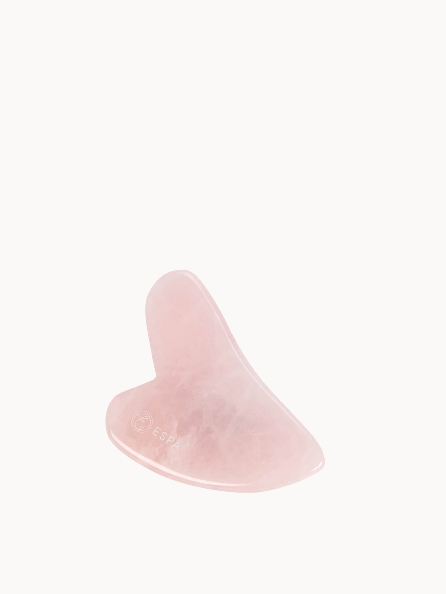 Rose quartz gua sha natural stone facial sculptor