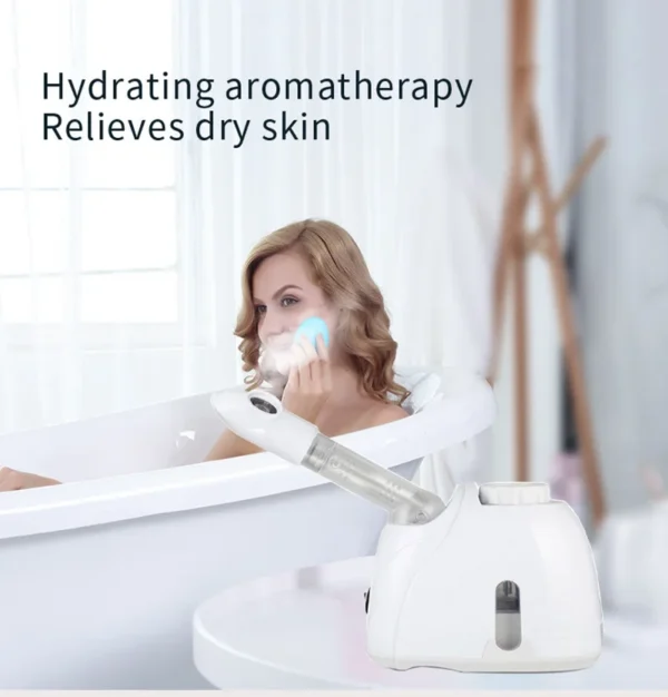 A1f0c119e968e44cc90fba950eafd2585Q.webp Ozone Facial Steamer — Warm Mist Deep-Cleaning Spa Vaporizer