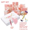 Jade Roller Facial Massager Gouache Scraper Rose Quartz Guasha Board Face Lifting Relax Beauty Set