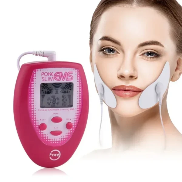 EMS Facial Massager Low Frequency Pulse V Shaped Muscle Stimulator for Facial Lifting Skin