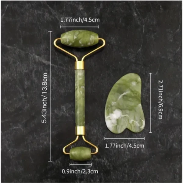 Natural Jade Gua Sha Board — Traditional Facial Sculpting Stone