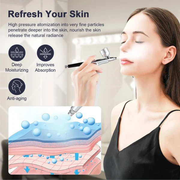 Portable Diamond Microdermabrasion Machine — Vacuum Exfoliating Peeler