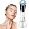 Microcurrent Facial Massager - EMS Face Lifting with Hot & Cool Therapy for Wrinkle Removal