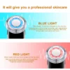 Microcurrent Facial Massager - EMS Face Lifting with Hot & Cool Therapy for Wrinkle Removal