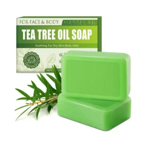 Tea Tree Soap for Face & Body Acne, 100g Tea Tree Oil Soap Bar for Face & Body Natural Skin Cleanser for Oily, Dry & Itchy Skin 66