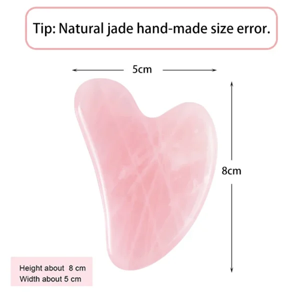 Natural Stone GuaSha Jade Facial Beauty Scraping Massage Tools Firm Skin Care Face Gua Sha SPA