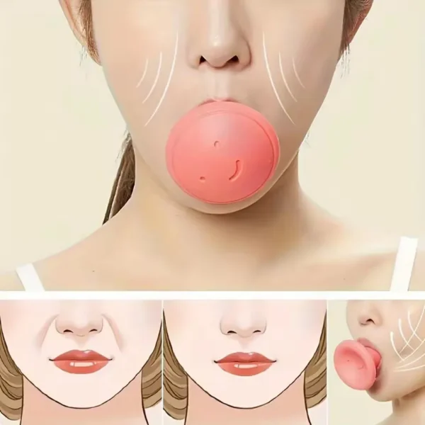 Fast Thin Face Silica Gel Mouth Jaw Exerciser Slimming Face Lift Tool Chin V-Shape Face Lifting Anti-wrinkle Removal Blow Breath 18