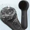 Silicone Facial Cleansing Brush — USB Rechargeable, Gentle Vibration