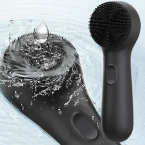 S84e54e01107640678a7f6d0298b8578cM.webp Silicone Facial Cleansing Brush — USB Rechargeable, Gentle Vibration