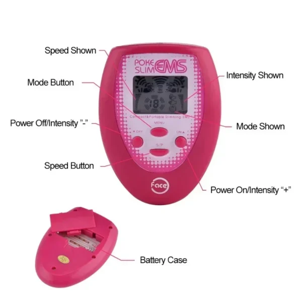 EMS Facial Massager Low Frequency Pulse V Shaped Muscle Stimulator for Facial Lifting Skin