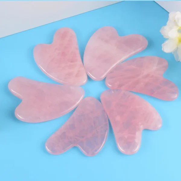 Natural Stone GuaSha Jade Facial Beauty Scraping Massage Tools Firm Skin Care Face Gua Sha SPA