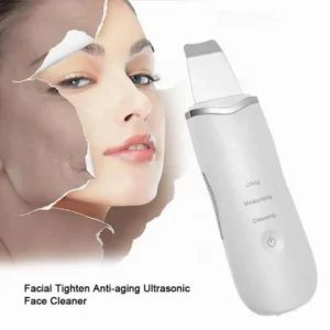 Ultrasonic Skin Scrubber Deep Vibrate Facial Cleaner Shovel Face Scrubber Peeling Black Head Remover Facial Massager 66