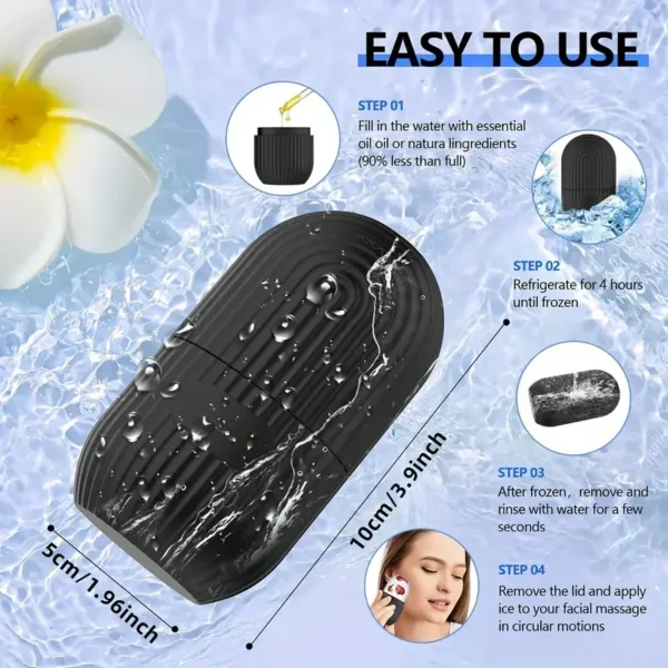 Silicone Ice Cube Trays Beauty Lifting Ice Ball Face Massager Contouring Eye Roller Facial